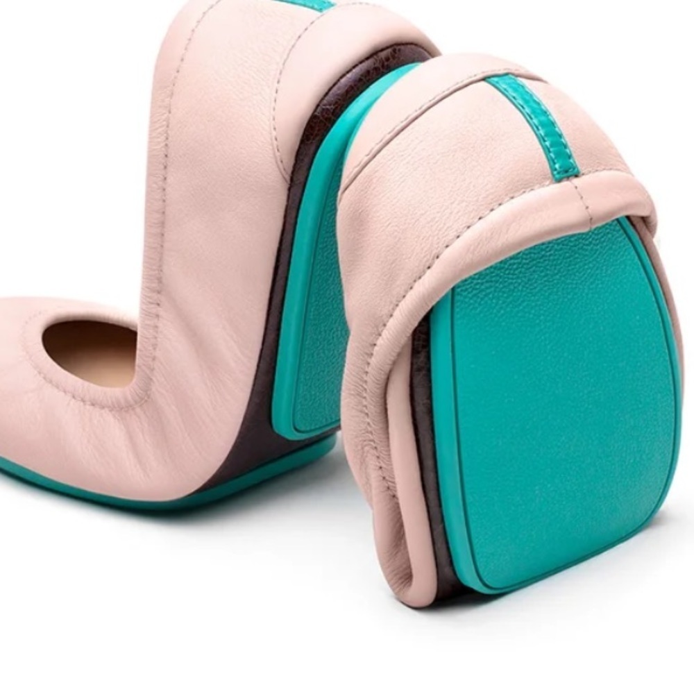 Tieks Ballerina Flat Shoes in Ballerina Pink 9